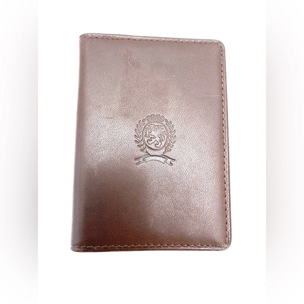 Tommy Hilfiger Mens Chocolate Brown Money Clip/Card Holder